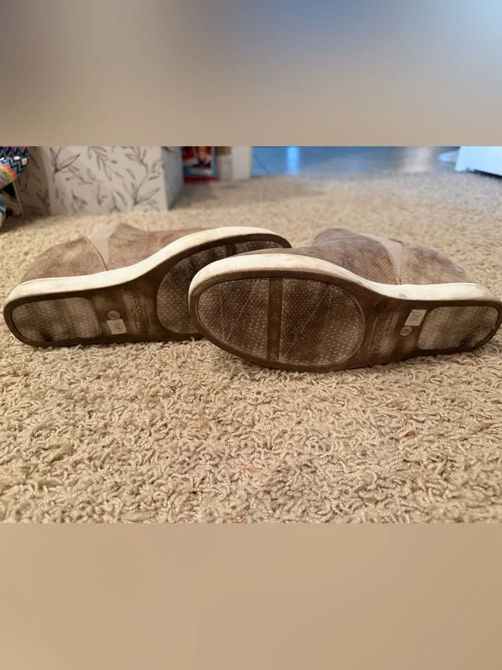 Coconuts wedge ankle boots